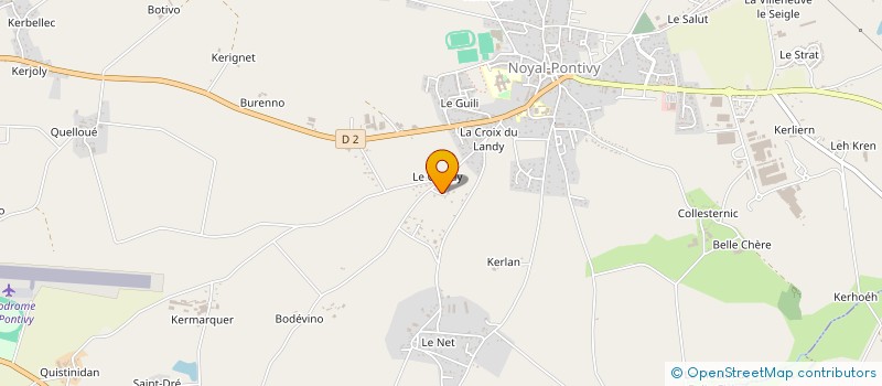 localisation de l'entreprise MONSIEUR KEVIN JEHANNO  NOYAL-PONTIVY