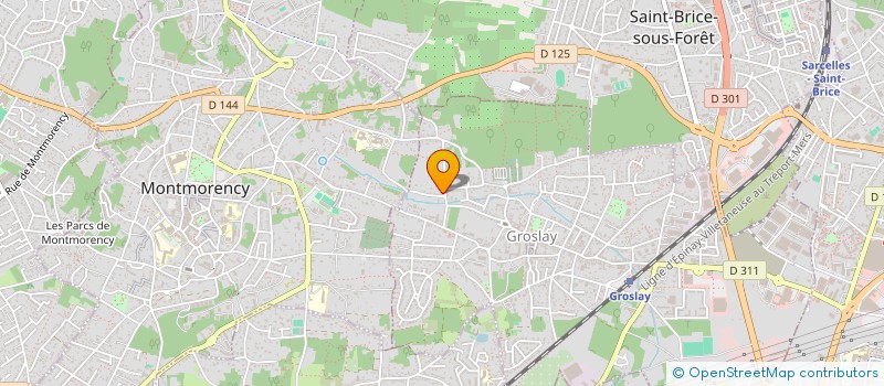 localisation de l'entreprise MONSIEUR KEVIN JEYATHAS  GROSLAY