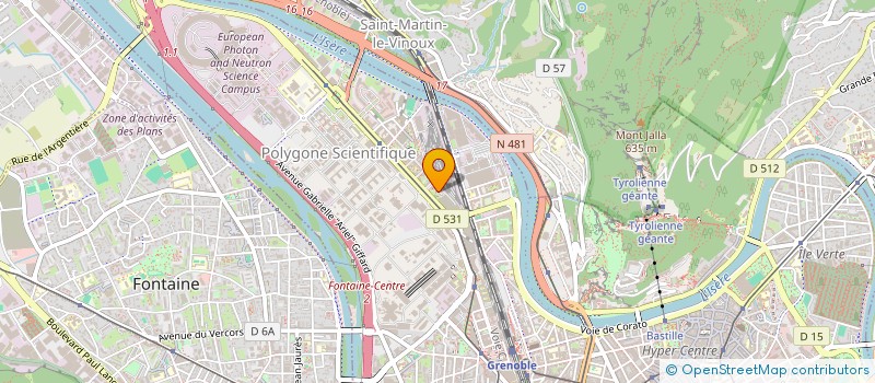 localisation de l'entreprise MONSIEUR KEVIN JODIN  GRENOBLE