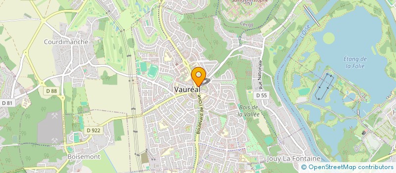 localisation de l'entreprise MONSIEUR KEVIN JOHN  VAUREAL