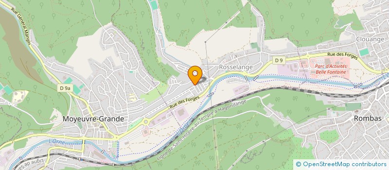 localisation de l'entreprise MONSIEUR KEVIN JOLY  ROSSELANGE