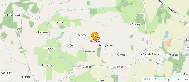 localisation de l'entreprise MONSIEUR KEVIN JOSE JEROME BUTIN  ARZAL