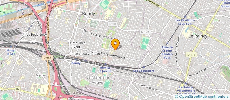 localisation de l'entreprise MONSIEUR KEVIN JOSEPH  BONDY