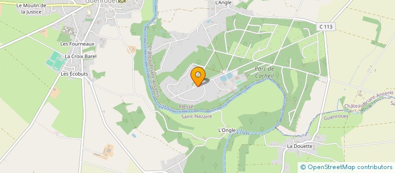 localisation de l'entreprise MONSIEUR KEVIN JOUAN  PLESSE