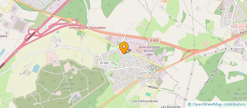 localisation de l'entreprise MONSIEUR KEVIN JOUET à SAINT-LEGER-DE-LINIERES