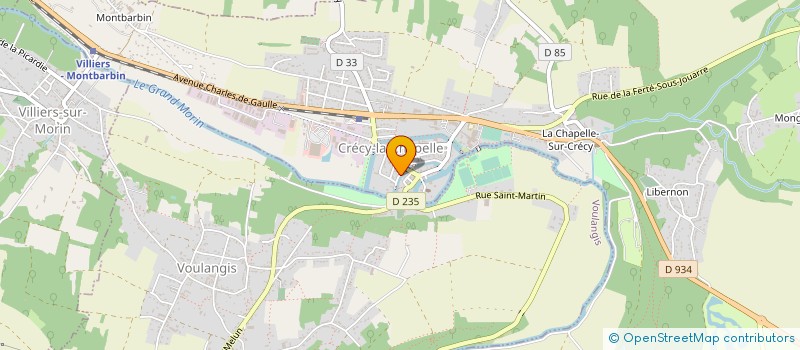 localisation de l'entreprise MONSIEUR KEVIN JOUIX  CRECY-LA-CHAPELLE