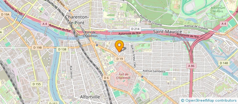 localisation de l'entreprise MONSIEUR KEVIN JULIEN GILBERT HANNOTTE  MAISONS-ALFORT