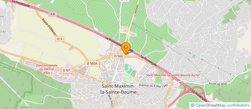 localisation de l'entreprise MONSIEUR KEVIN JULLIEN  SAINT-MAXIMIN-LA-SAINTE-BAUME