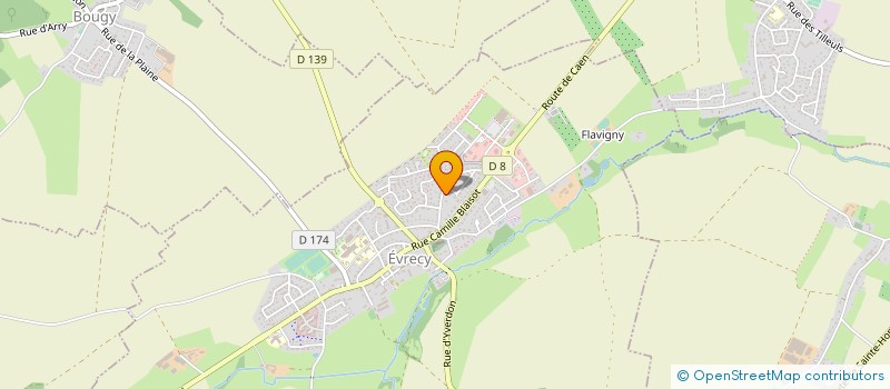 localisation de l'entreprise MONSIEUR KEVIN KAIMBY  LA CAINE