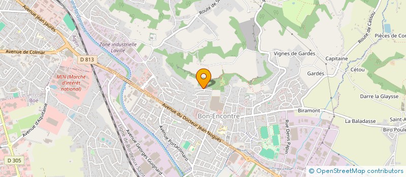 localisation de l'entreprise MONSIEUR KEVIN KEIL  BON ENCONTRE