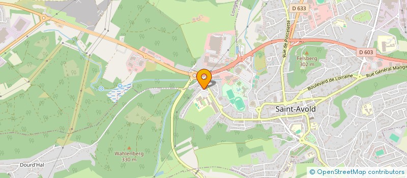 localisation de l'entreprise MONSIEUR KEVIN KELLER  SAINT-AVOLD