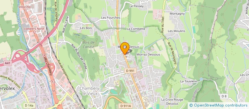 localisation de l'entreprise MONSIEUR KEVIN KERICHE à CHAMBERY