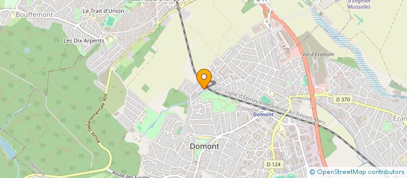 localisation de l'entreprise MONSIEUR KEVIN KEVIN LENOIR  DOMONT