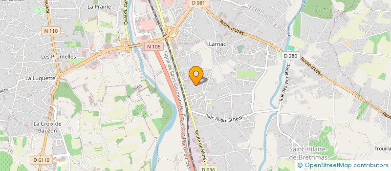 localisation de l'entreprise MONSIEUR KEVIN KHAMARI  SAINT-HILAIRE-DE-BRETHMAS