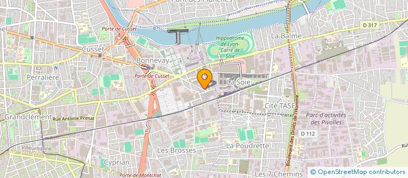 localisation de l'entreprise MONSIEUR KEVIN KIAKU  VILLEURBANNE