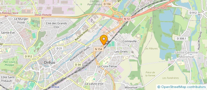 localisation de l'entreprise MONSIEUR KEVIN KIANGEBENI à DREUX