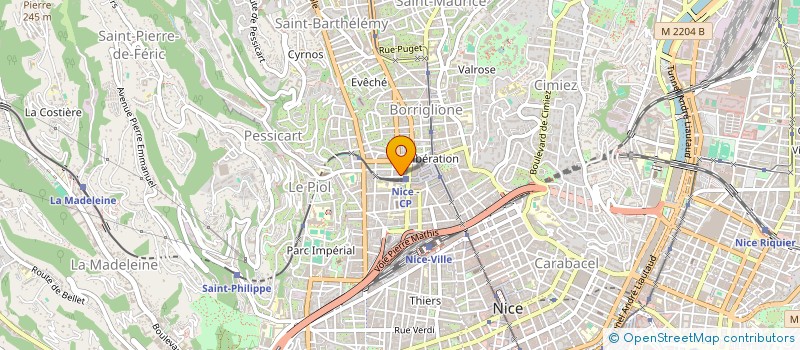 localisation de l'entreprise MONSIEUR KEVIN KICHENAMA à NICE