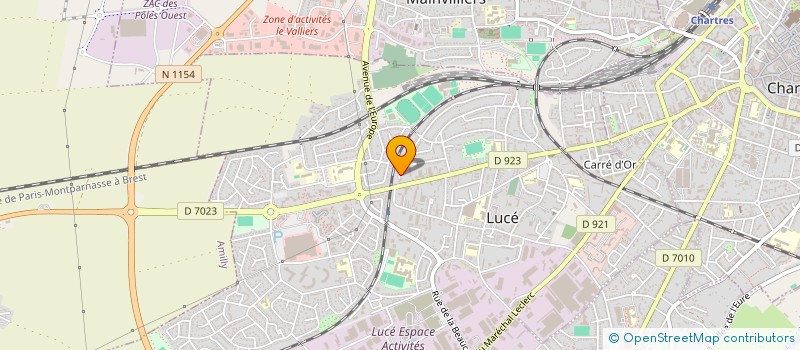 localisation de l'entreprise MONSIEUR KEVIN KIPRE à LUCE