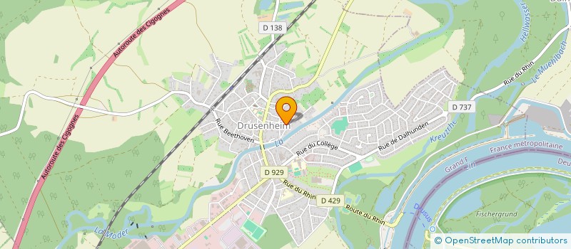 localisation de l'entreprise MONSIEUR KEVIN KLOTZ  DRUSENHEIM