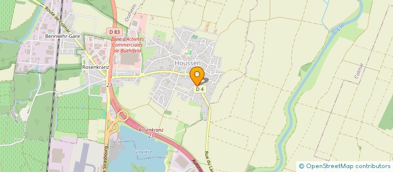 localisation de l'entreprise MONSIEUR KEVIN KOLBE  HOUSSEN