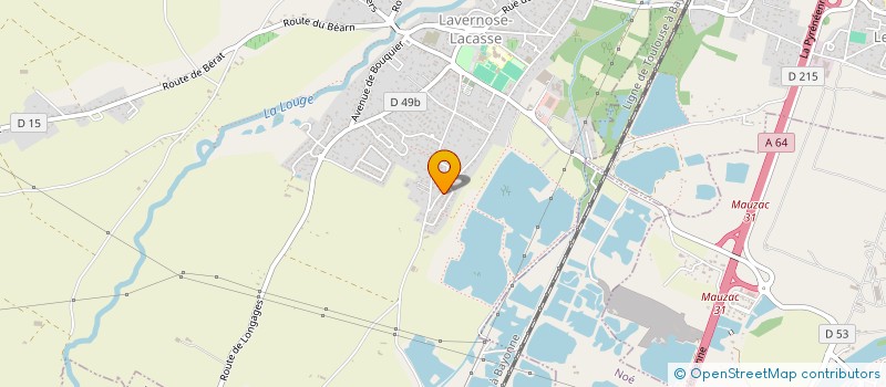 localisation de l'entreprise MONSIEUR KEVIN KREMEURT  LAVERNOSE-LACASSE