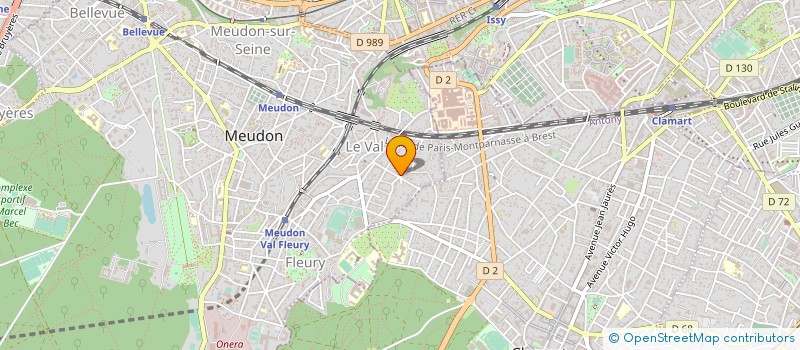 localisation de l'entreprise MONSIEUR KEVIN KUNTER à MEUDON
