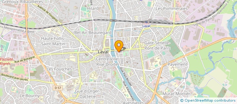 localisation de l'entreprise MONSIEUR KEVIN LABBE à LAVAL