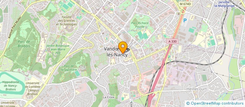 localisation de l'entreprise MONSIEUR KEVIN LABBE  VANDUVRE-LES-NANCY