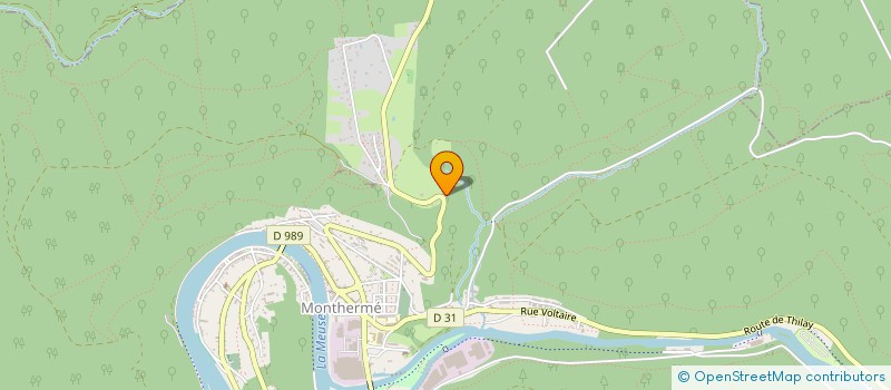 localisation de l'entreprise MONSIEUR KEVIN LABESSE  MONTHERME