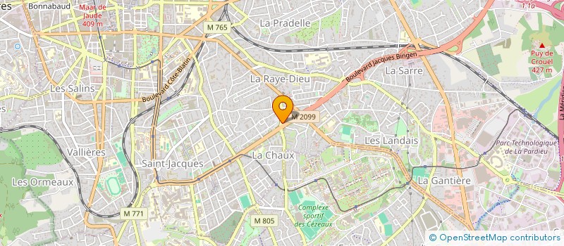 localisation de l'entreprise MONSIEUR KEVIN LABRIZE  CLERMONT-FERRAND