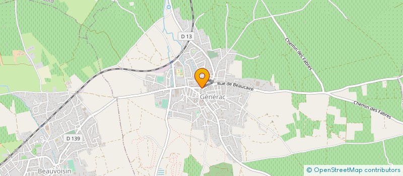 localisation de l'entreprise MONSIEUR KEVIN LABROUSSE  GENERAC