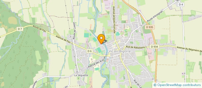 localisation de l'entreprise MONSIEUR KEVIN LACAUSSADE  VIC-EN-BIGORRE