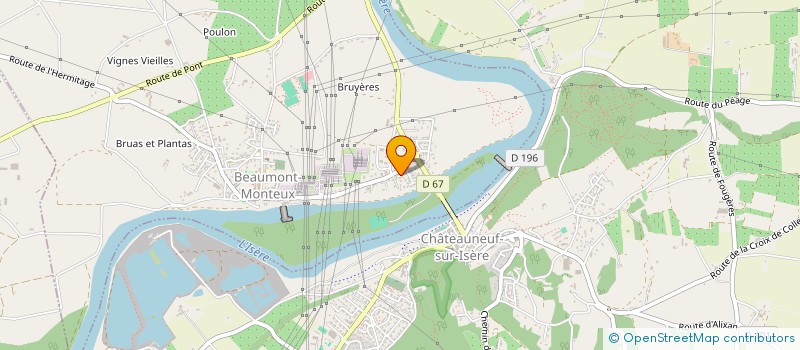 localisation de l'entreprise MONSIEUR KEVIN LACLOTE  LA ROCHE DE GLUN