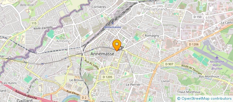 localisation de l'entreprise MONSIEUR KEVIN LAFONTAINE à ANNEMASSE