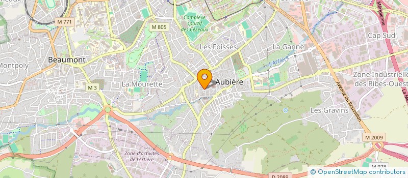 localisation de l'entreprise MONSIEUR KEVIN LAGAYE  AUBIERE