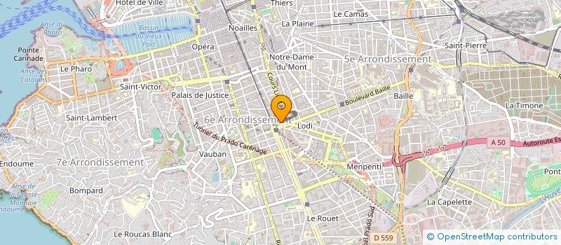 localisation de l'entreprise MONSIEUR KEVIN LAGNIER à MARSEILLE