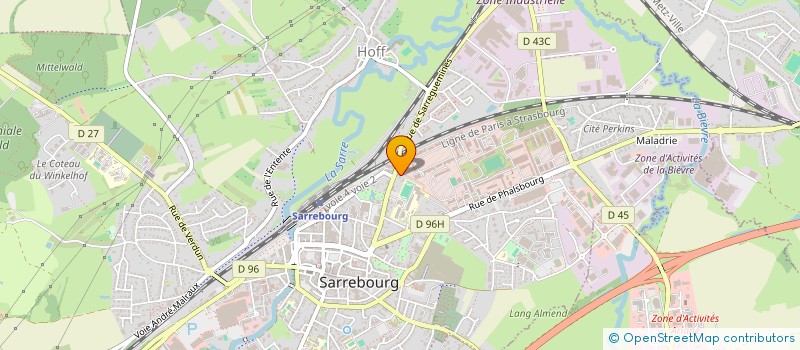 localisation de l'entreprise MONSIEUR KEVIN LAHELY  SARREBOURG