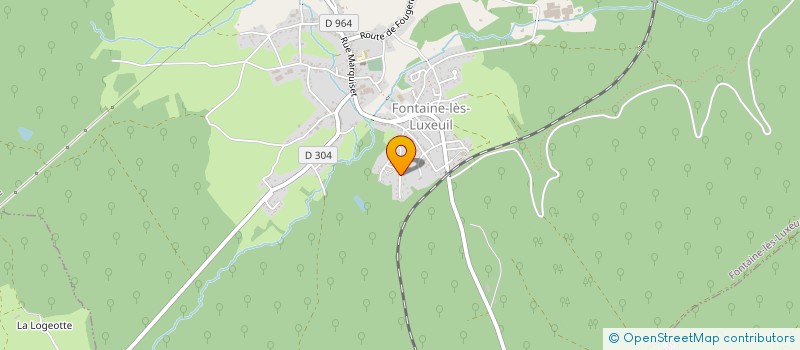 localisation de l'entreprise MONSIEUR KEVIN LAINE  FONTAINE-LES-LUXEUIL