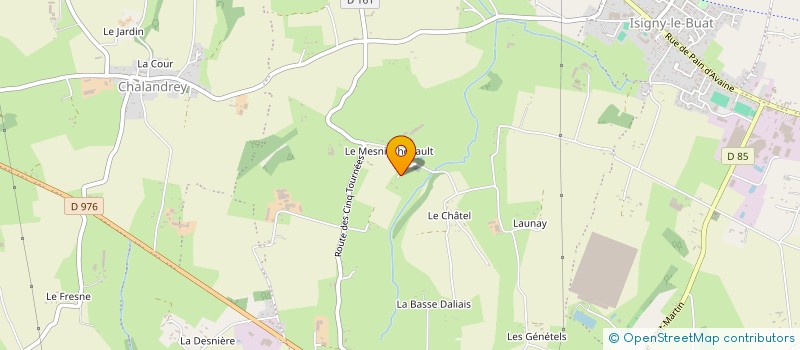 localisation de l'entreprise MONSIEUR KEVIN LAINE  ISIGNY-LE-BUAT