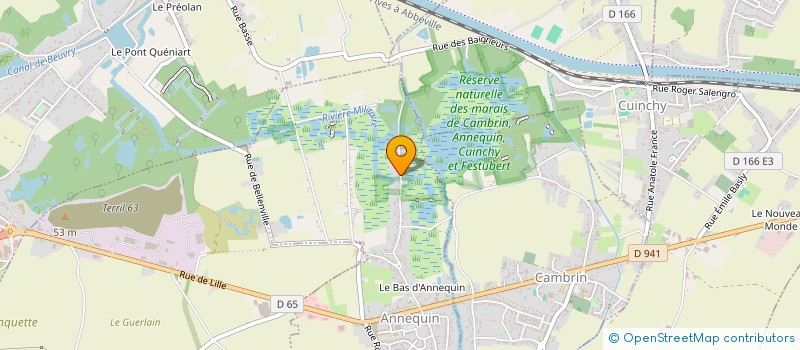 localisation de l'entreprise MONSIEUR KEVIN LALLAIN  ANNEQUIN