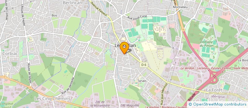 localisation de l'entreprise MONSIEUR KEVIN LALLEMANT  SAINT-MEDARD-EN-JALLES