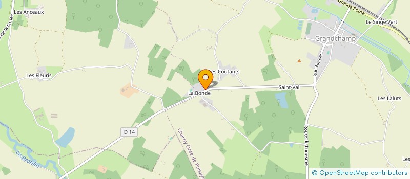 localisation de l'entreprise MONSIEUR KEVIN LAMARRE  CHARNY OREE DE PUISAYE