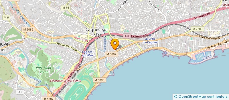 localisation de l'entreprise MONSIEUR KEVIN LAMIA à CAGNES-SUR-MER