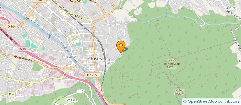 localisation de l'entreprise MONSIEUR KEVIN LAMIDI  CLUSES