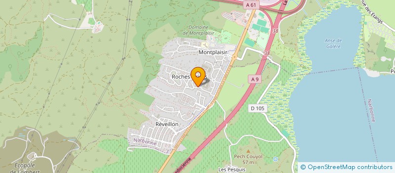 localisation de l'entreprise MONSIEUR KEVIN LAMOUR  NARBONNE