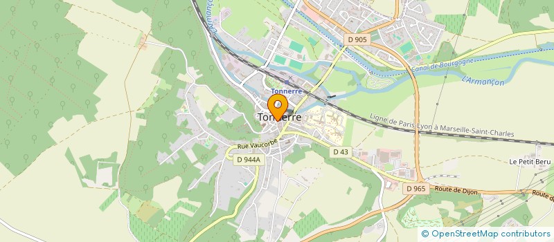 localisation de l'entreprise MONSIEUR KEVIN LANDRY  TONNERRE