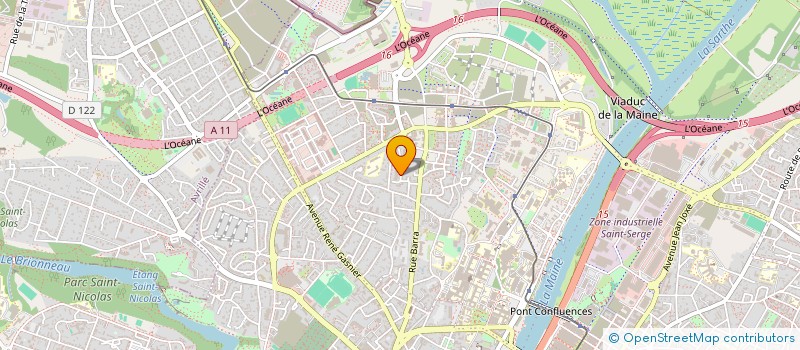 localisation de l'entreprise MONSIEUR KEVIN LANDRY DOMKOU TIDJONG à ANGERS