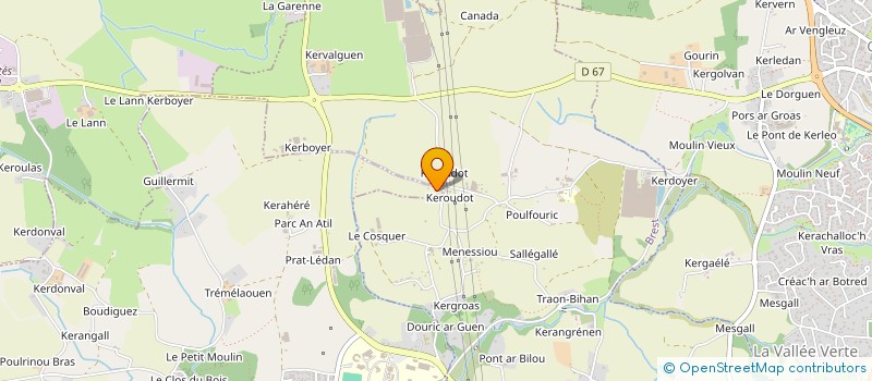 localisation de l'entreprise MONSIEUR KEVIN LANGLAIS  BOHARS