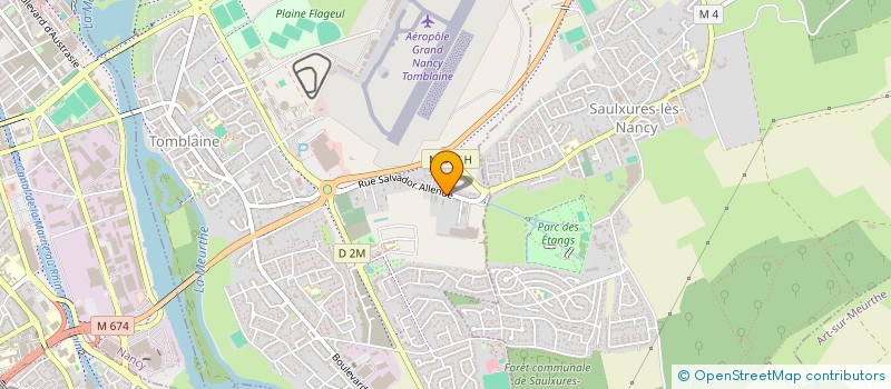 localisation de l'entreprise MONSIEUR KEVIN LANGLOIS  TOMBLAINE