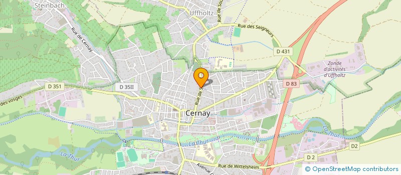 localisation de l'entreprise MONSIEUR KEVIN LASOTA  UFFHOLTZ